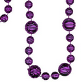 Basketball Shaped Combo Mardi Gras Sportbeads